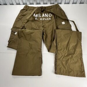 Milano Di Rouge 100% Nylon Cargo Pants Size XL Made In the USA